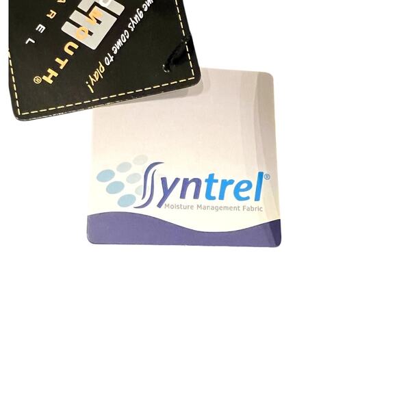 Brand New Men's  Loud Mouth Apparel Black Golf Shirt Size Large - Picture 6 of 7